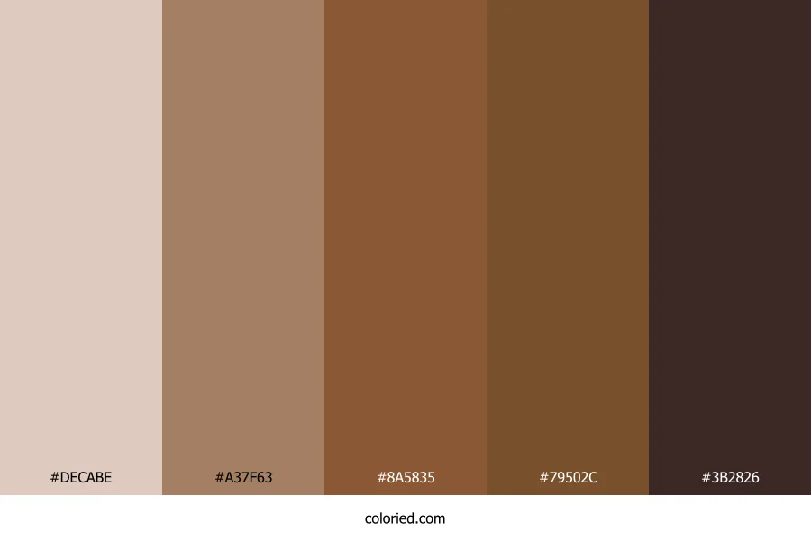 Sand and Cocoa Color Palette