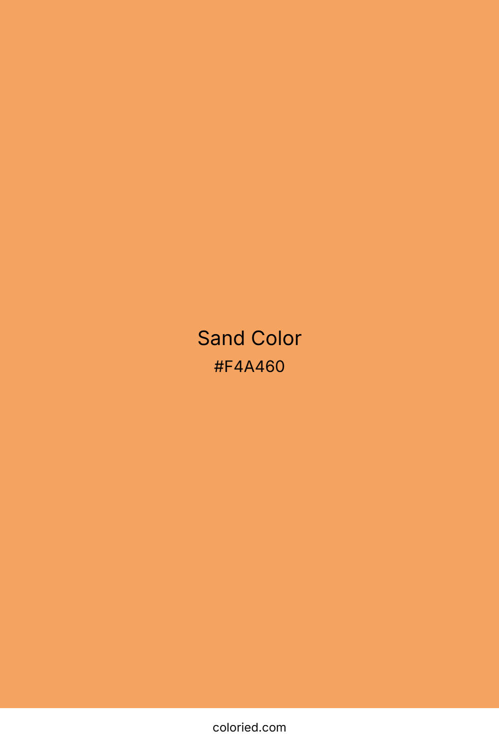 Sand Color
