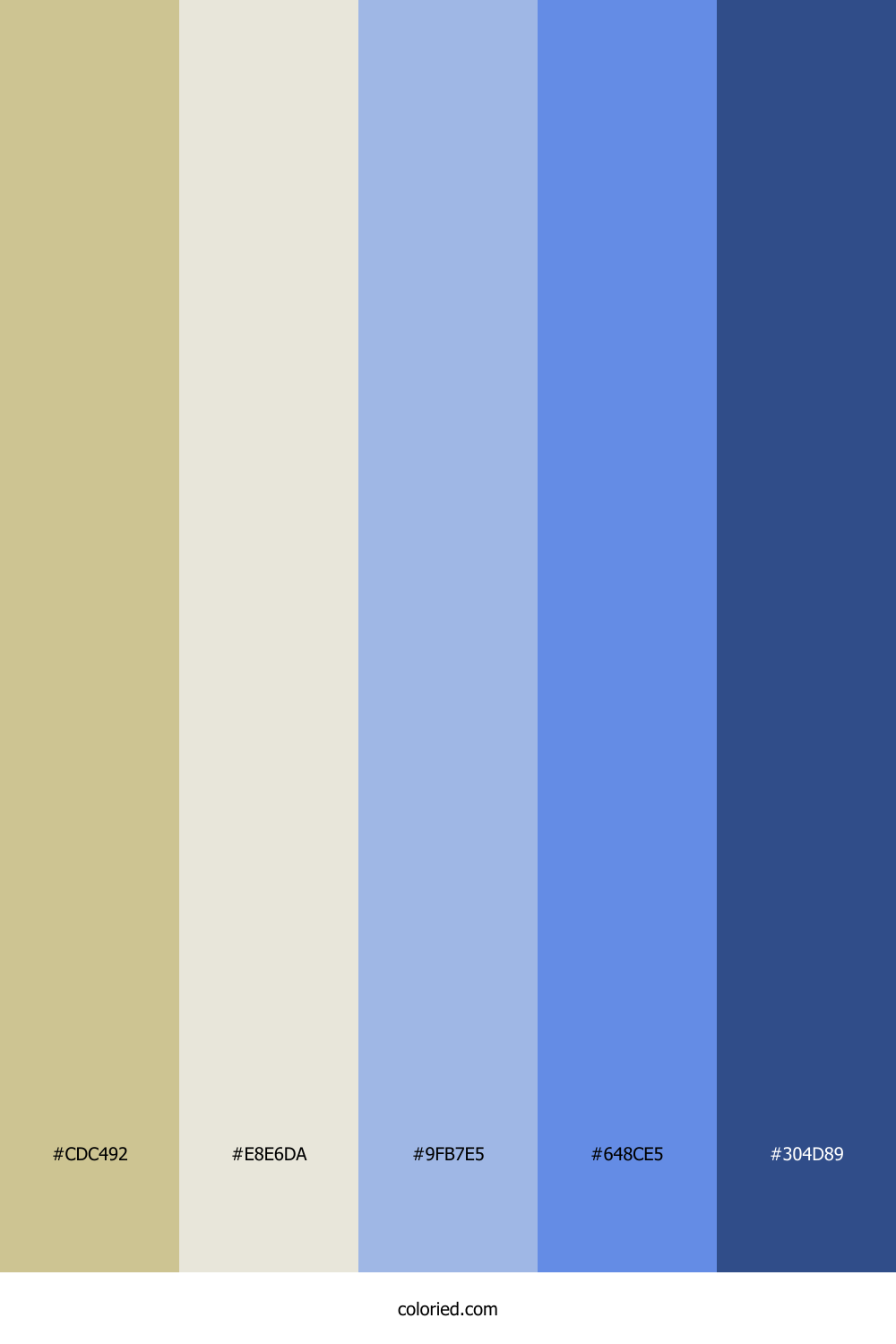 Sandstone Horizon Blue Palette