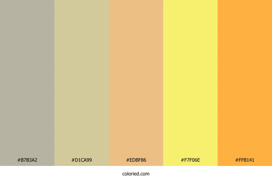 Sandstone Sunset Haze Color Palette