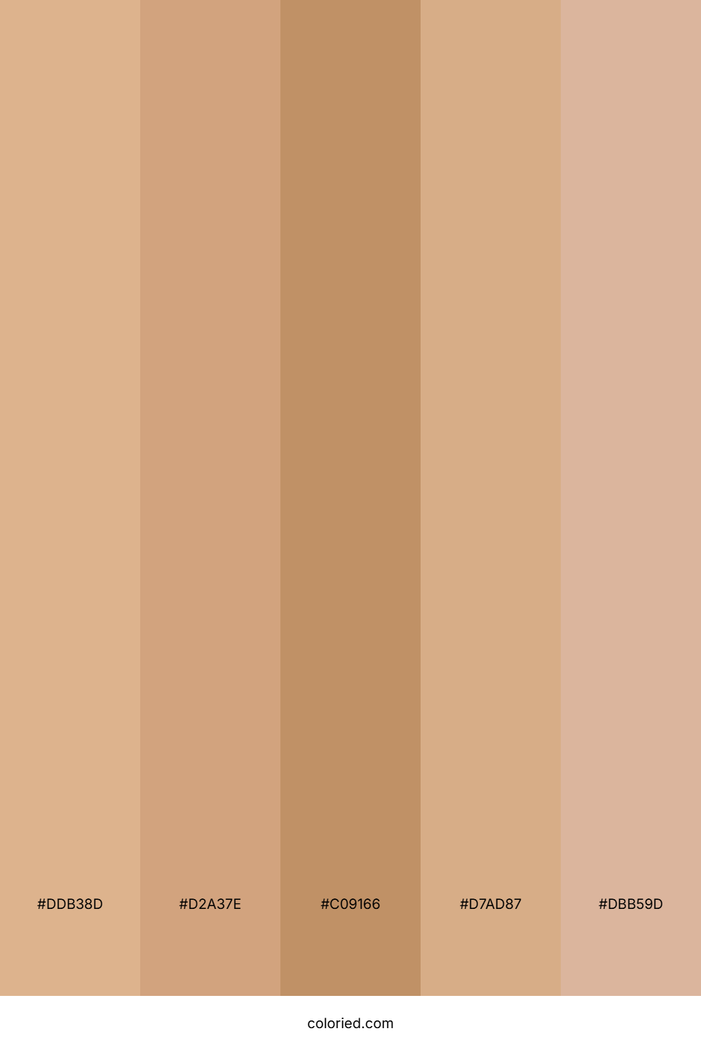 Sandy Almond and Honey Color Palette