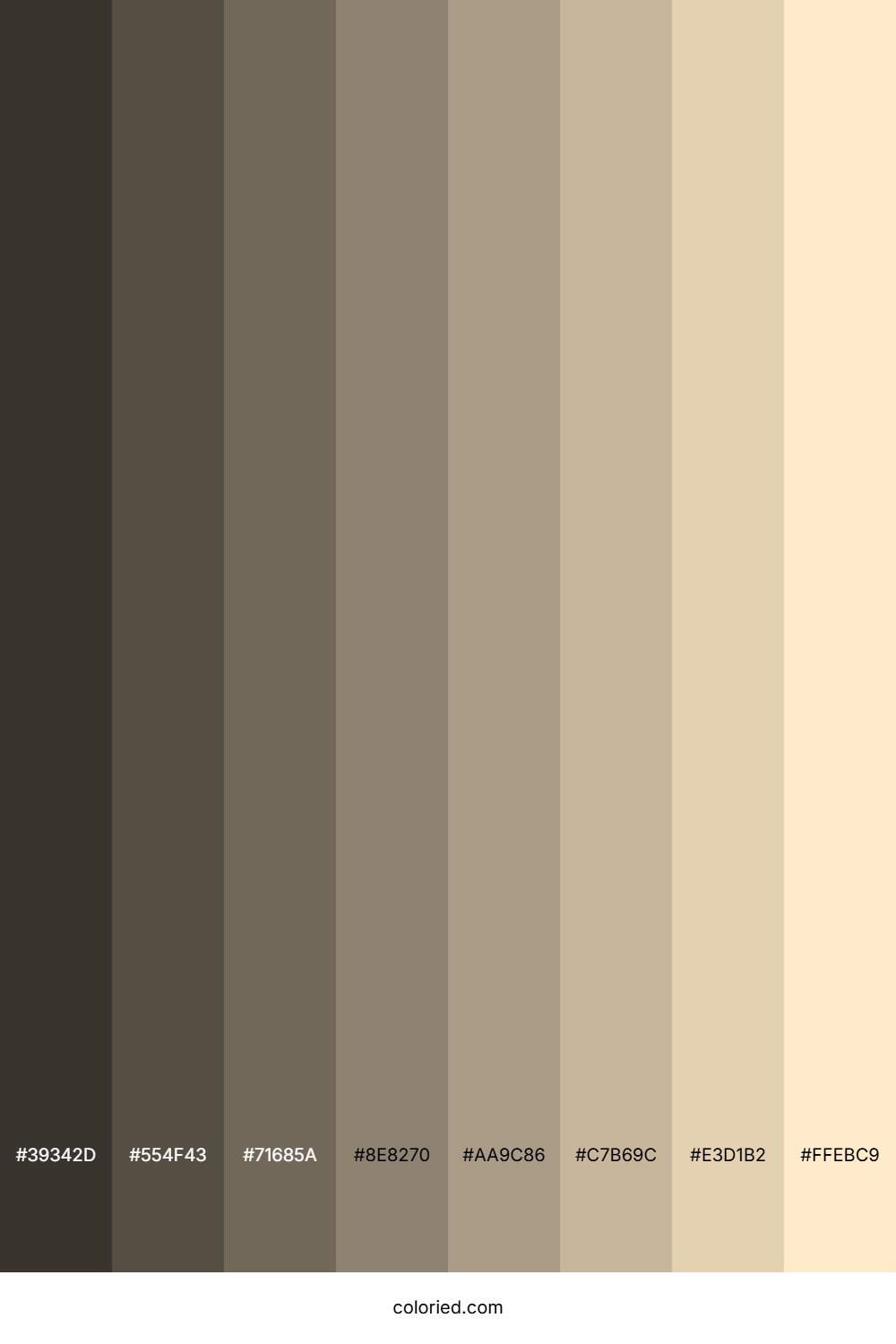 Sandy Beach Color Shades