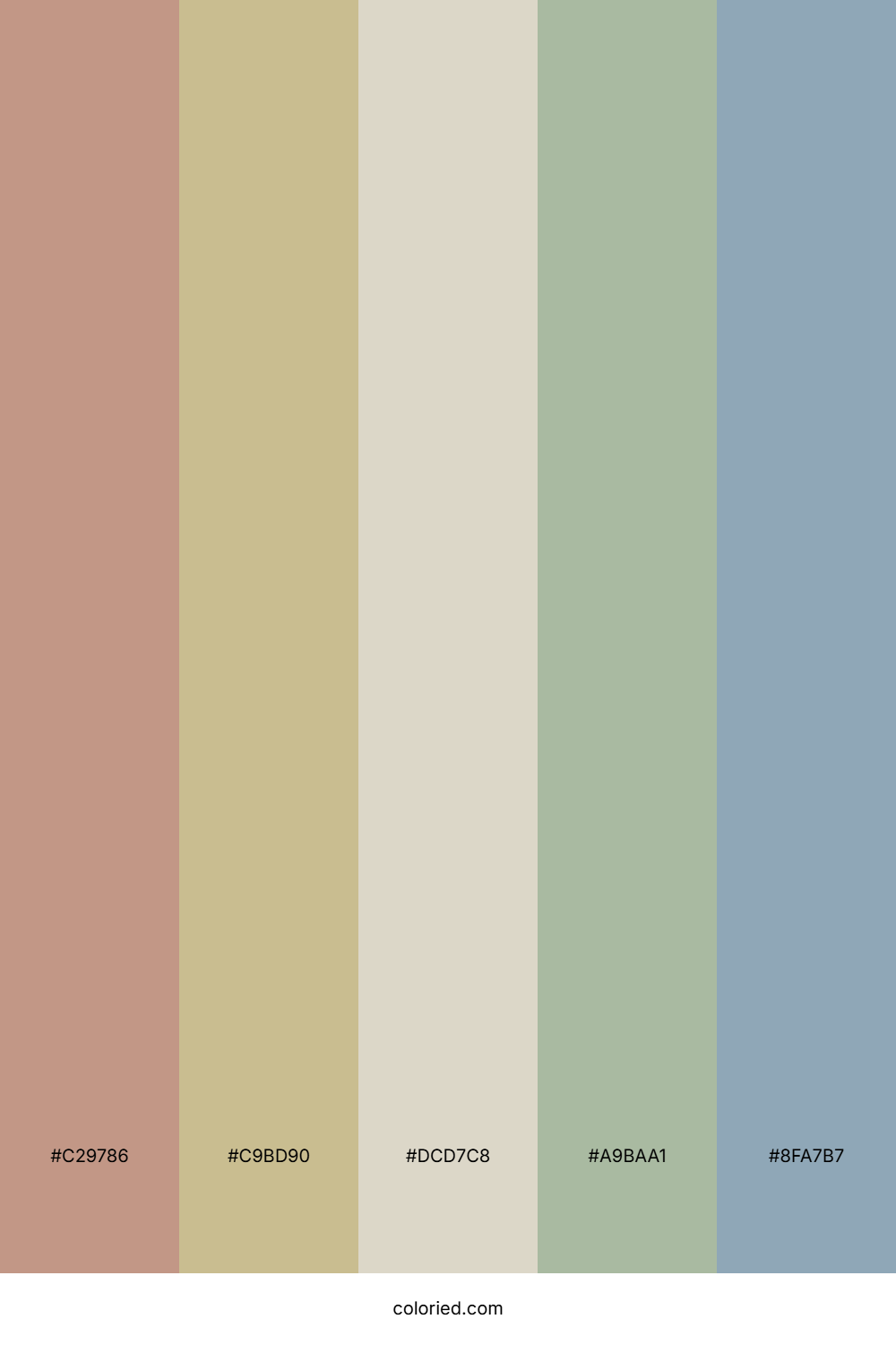 Sandy Bluff Coast Palette