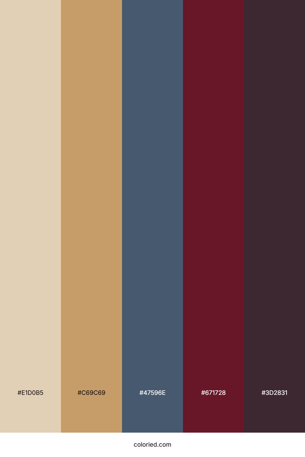 Sandy Bronze Harbor Color Palette