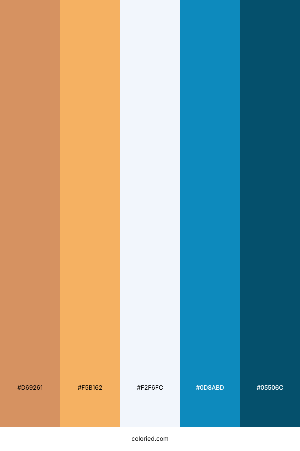 Sandy Coral Horizon Color Palette