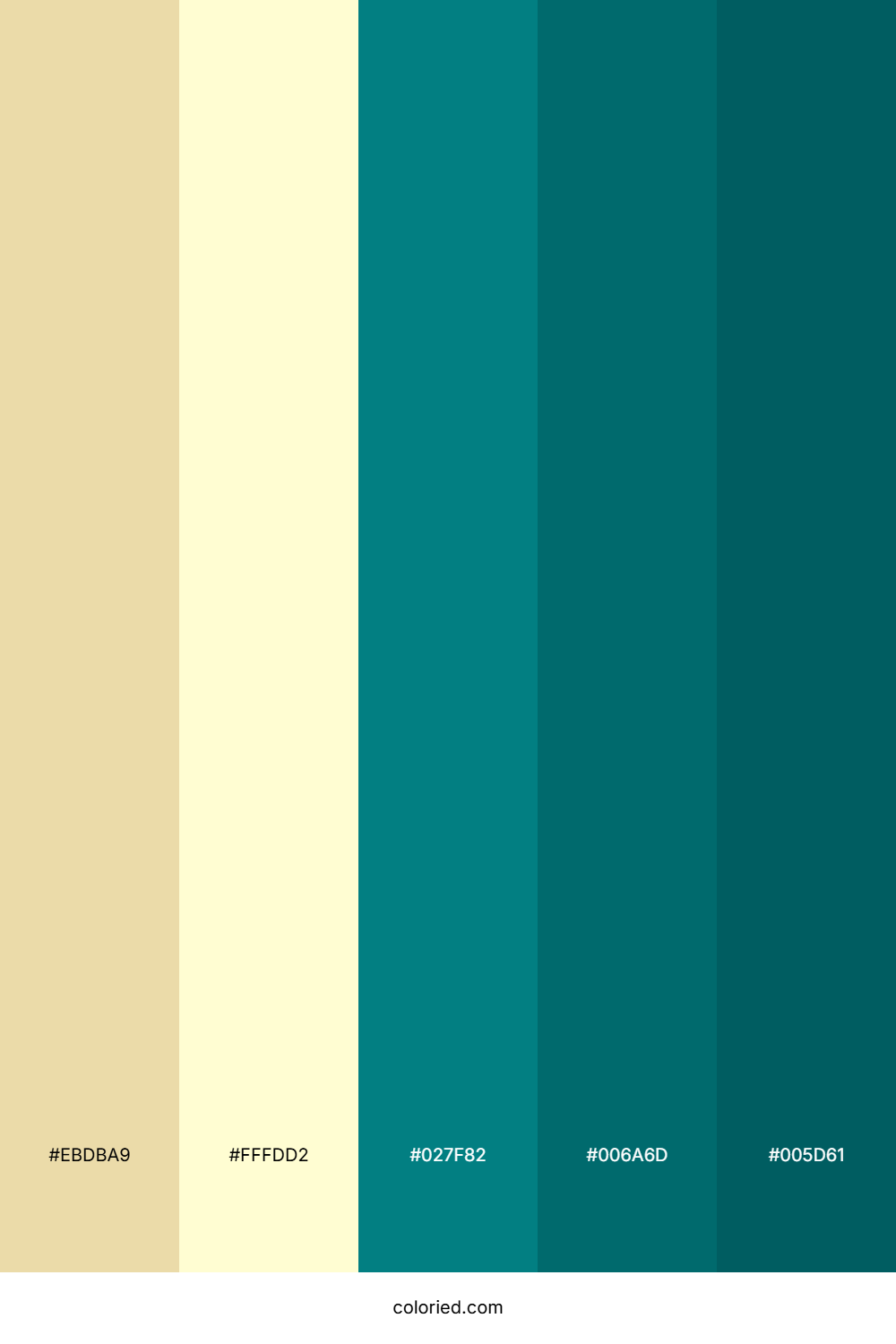 Sandy Dune Teal Palette
