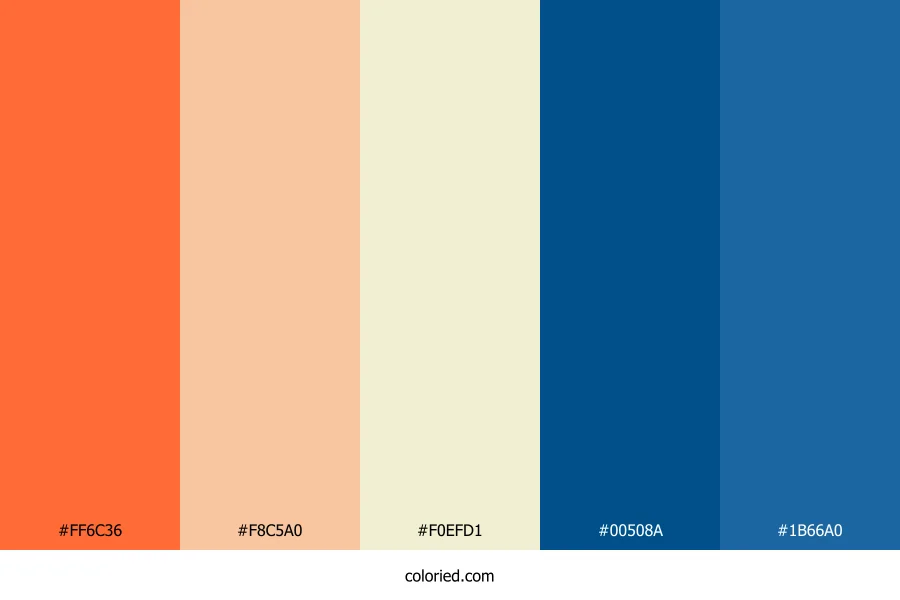 Sandy Sunset Beach Color Palette