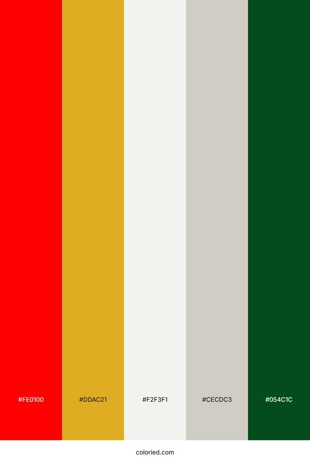 Santa Gift Box Color Palette
