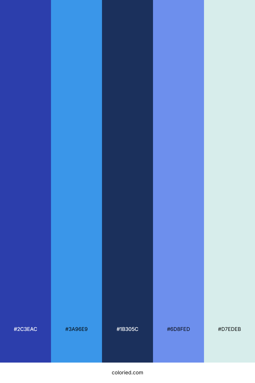 Sapphire and Sky Color Palette