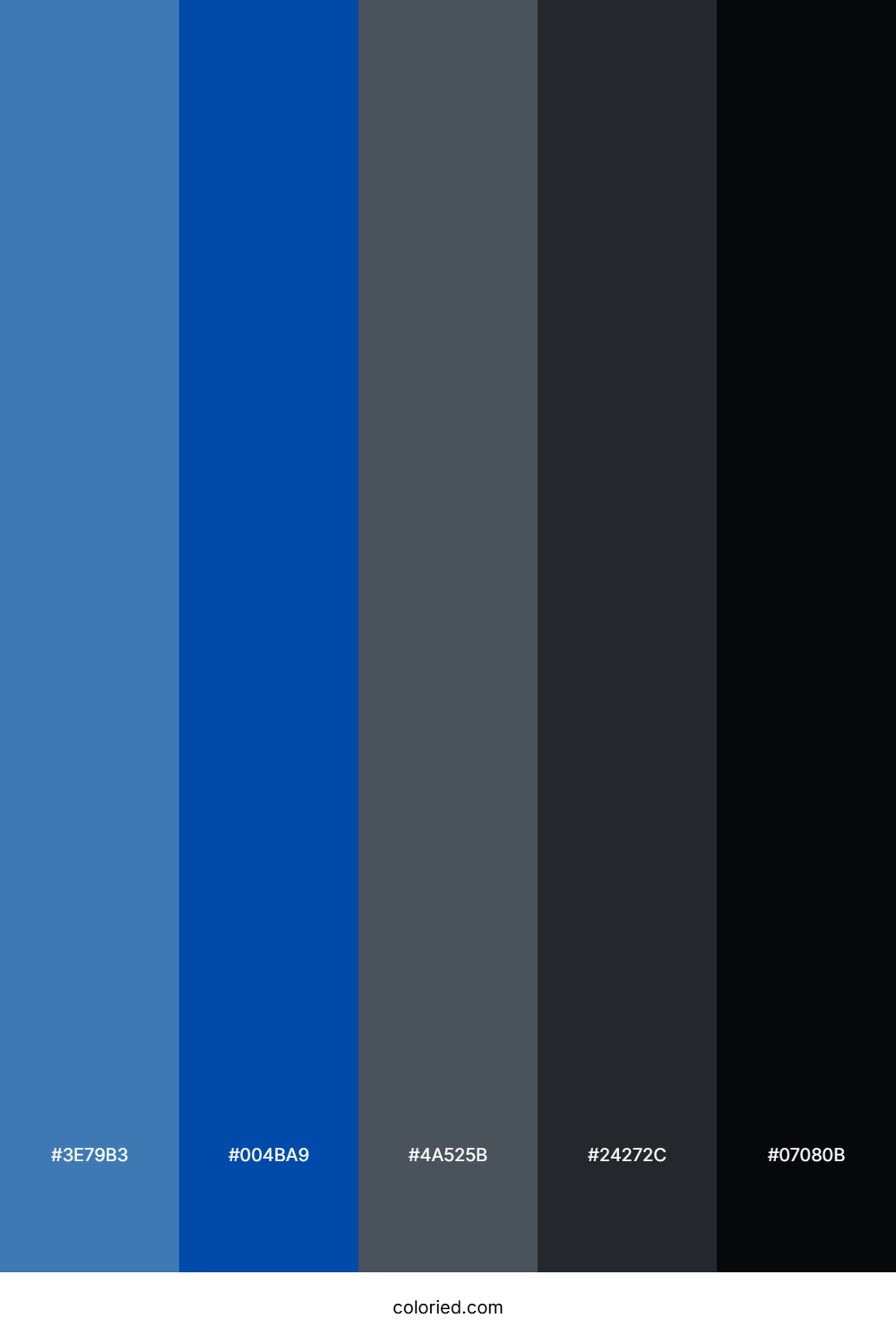 Sapphire Forest Mist Color Palette