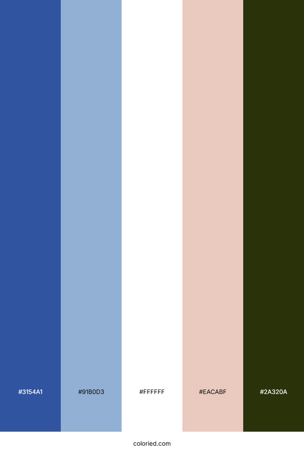 Sapphire Sand Dune Color Palette