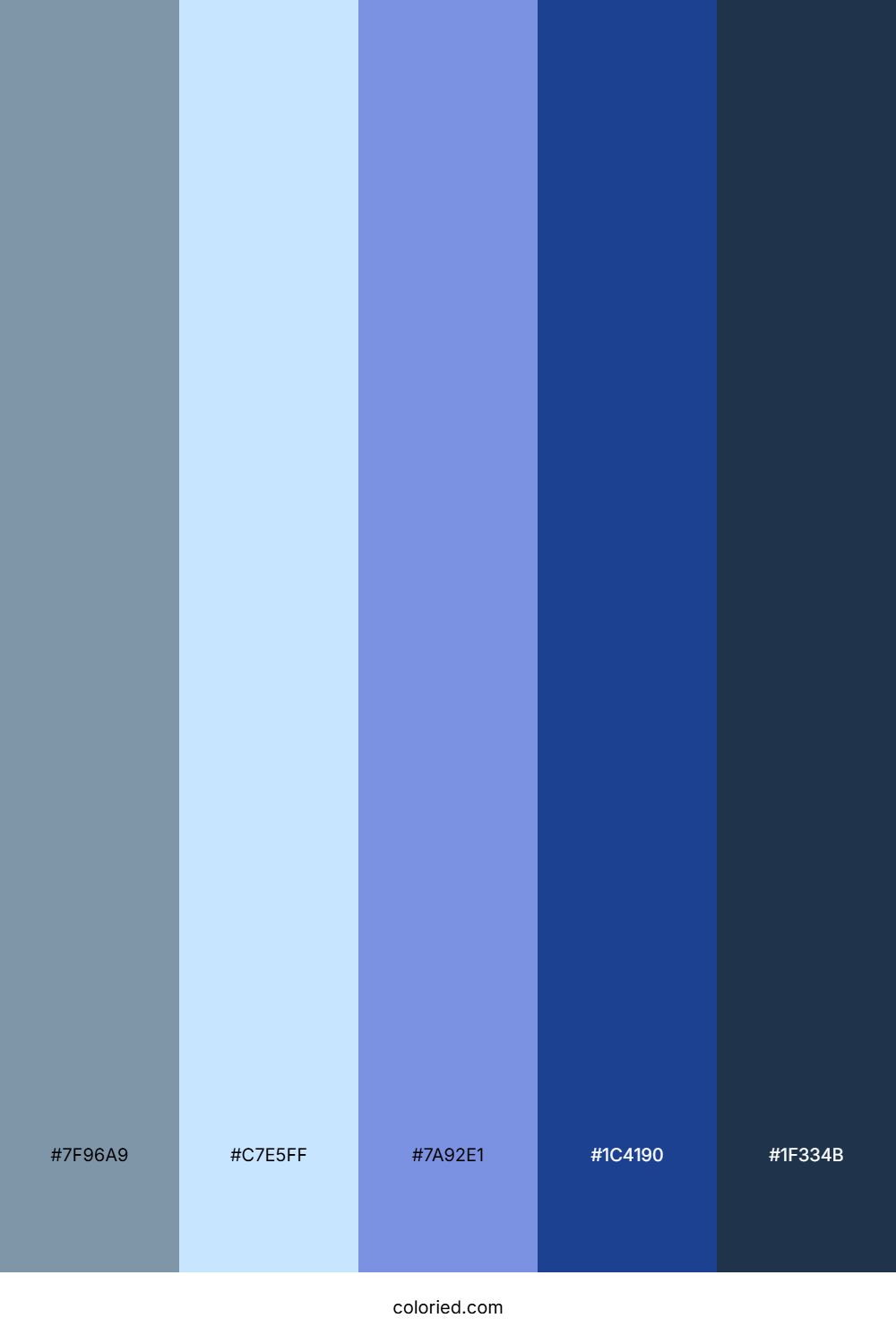 Sapphire Twilight Glow Color Palette