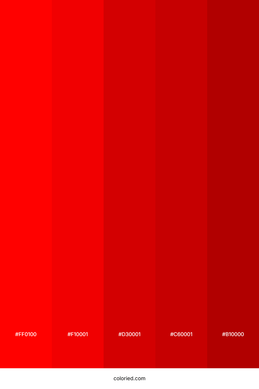 Scarlet and Ruby Color Palette