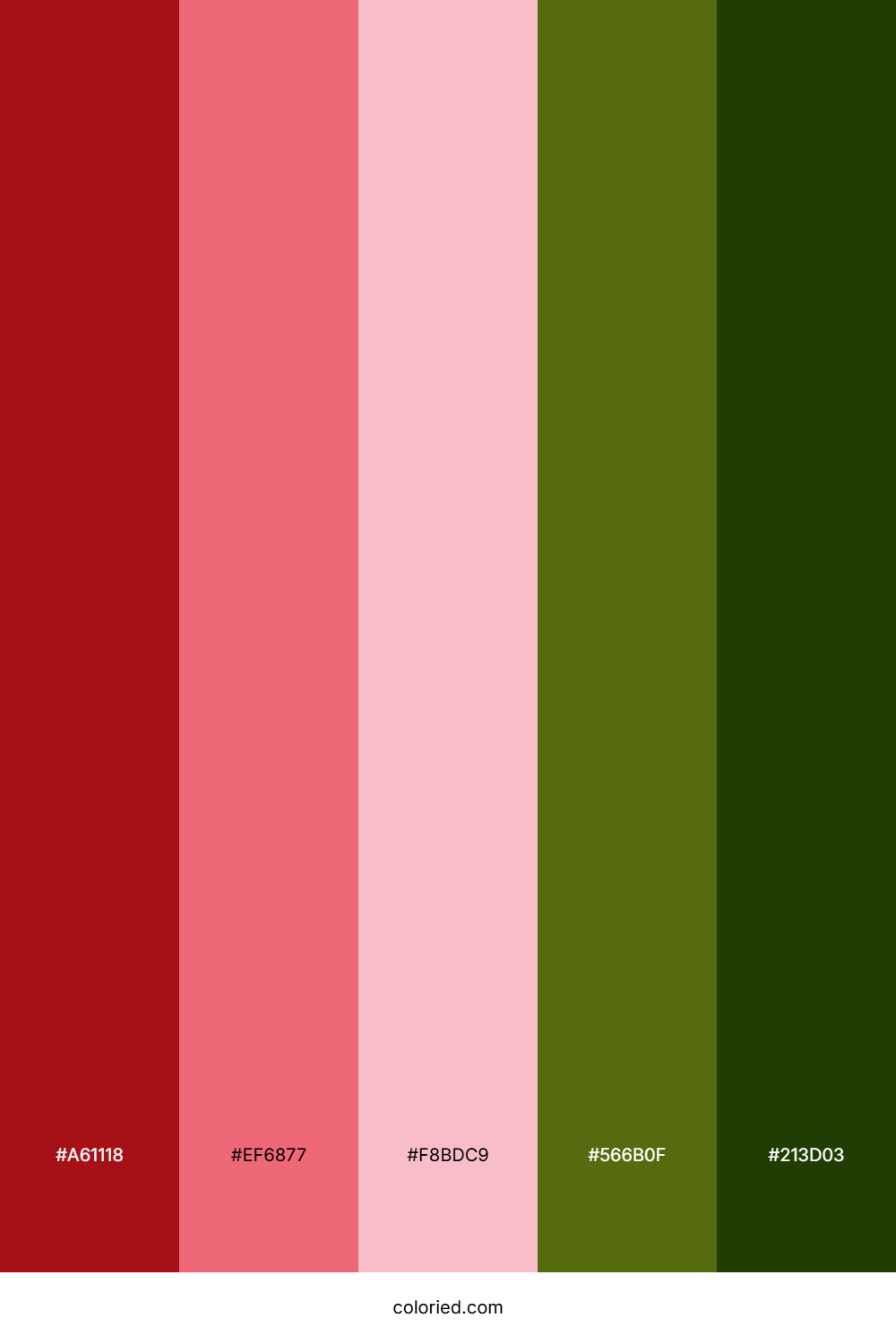 Scarlet Blush Orchard Color Palette