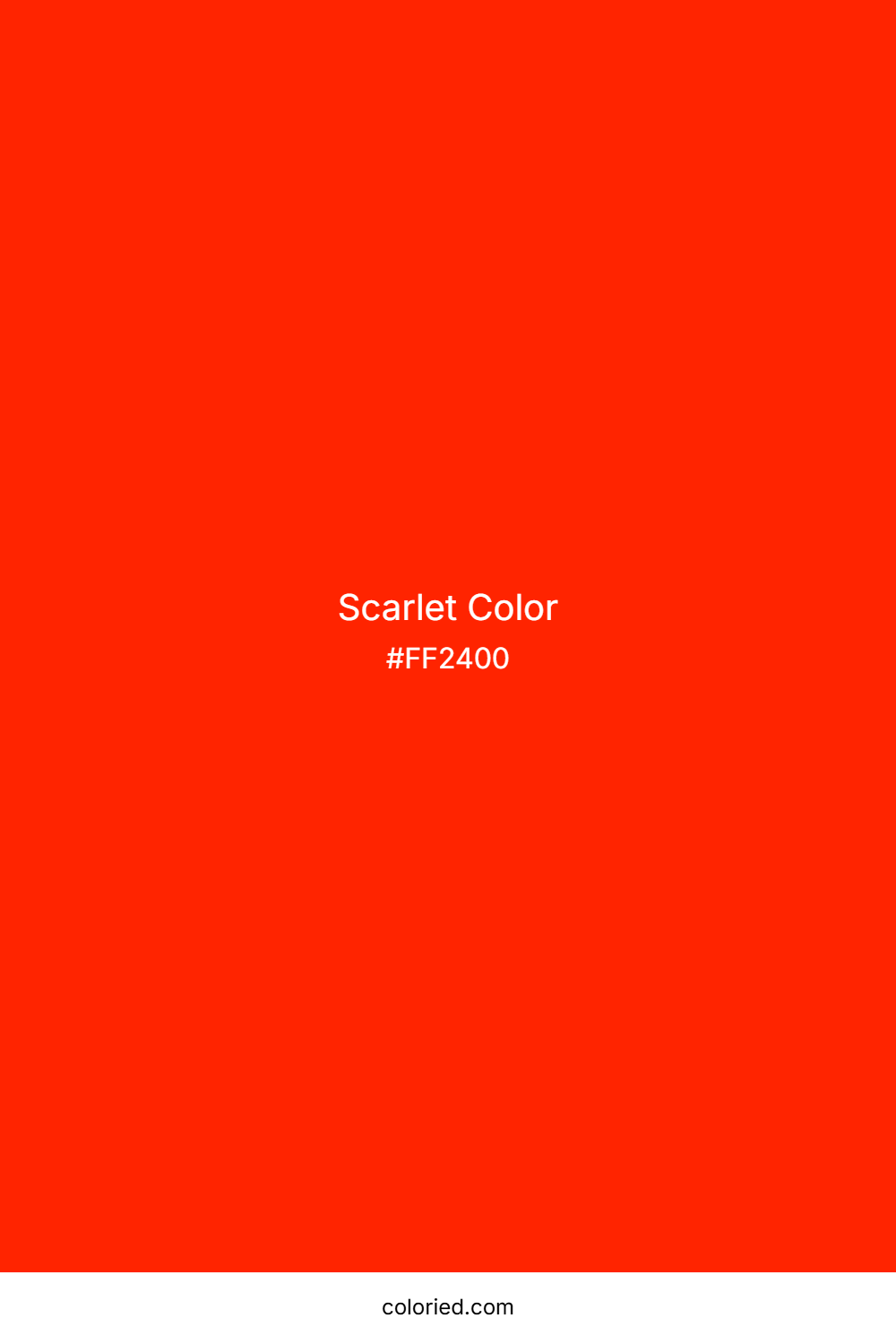Scarlet Color