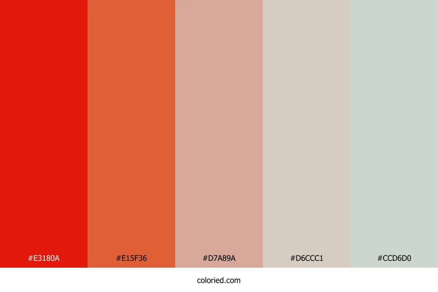 Scarlet Dawn Color Palette