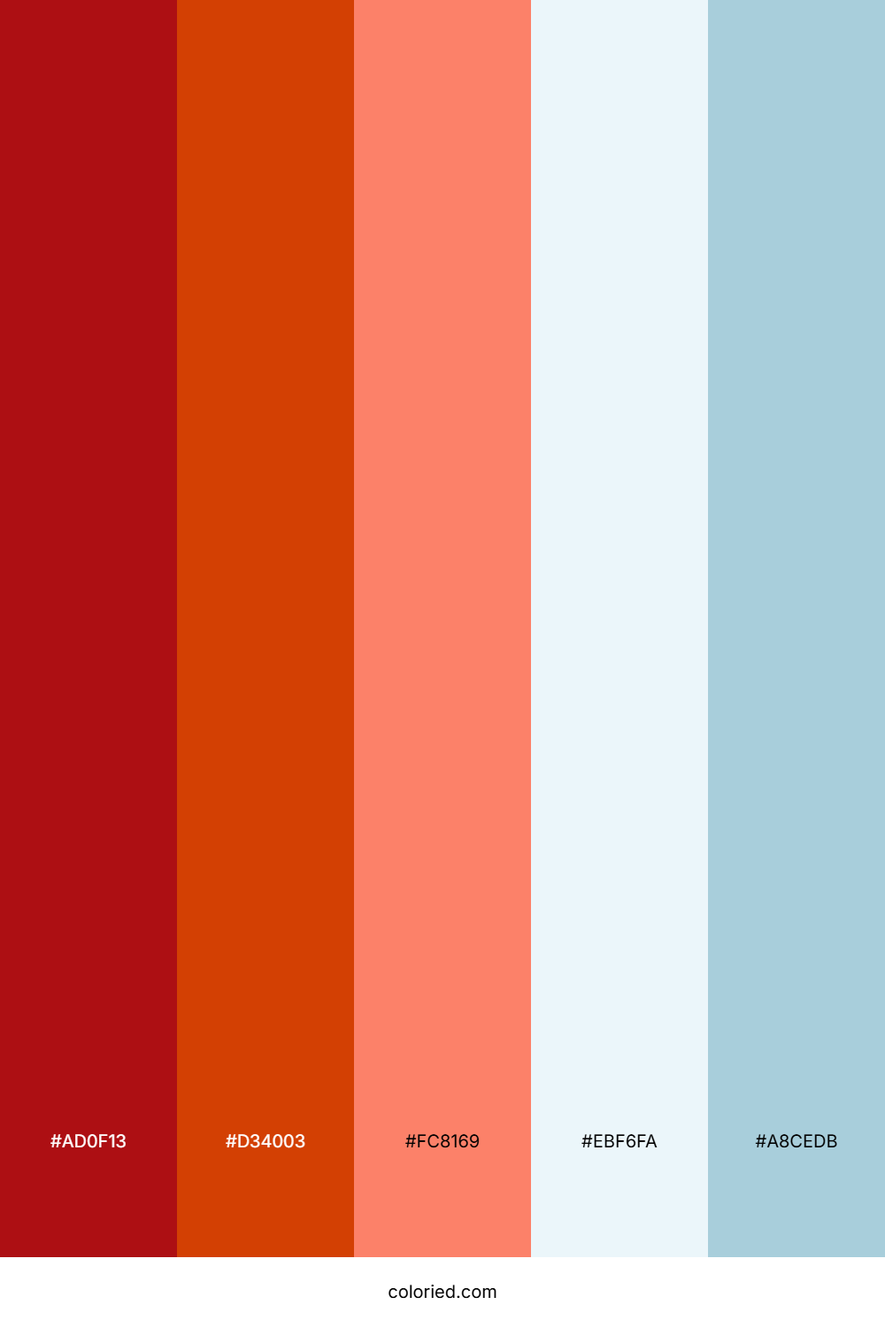 Scarlet Flame Horizon Palette