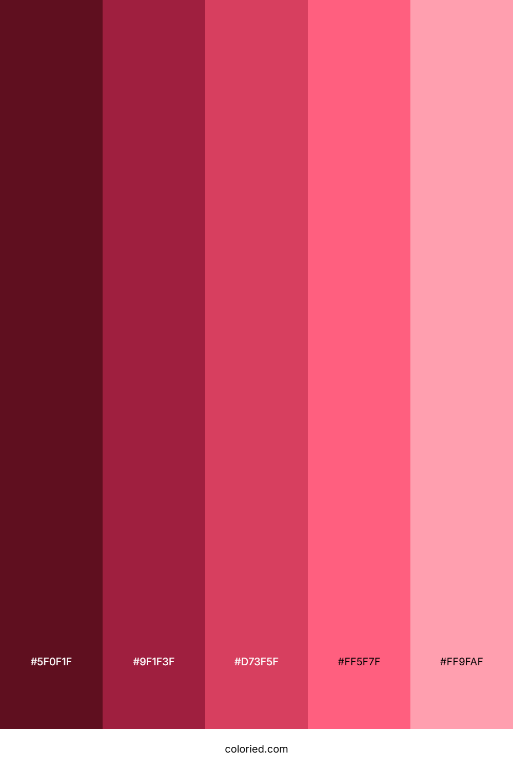 Scarlet Red Color Palette