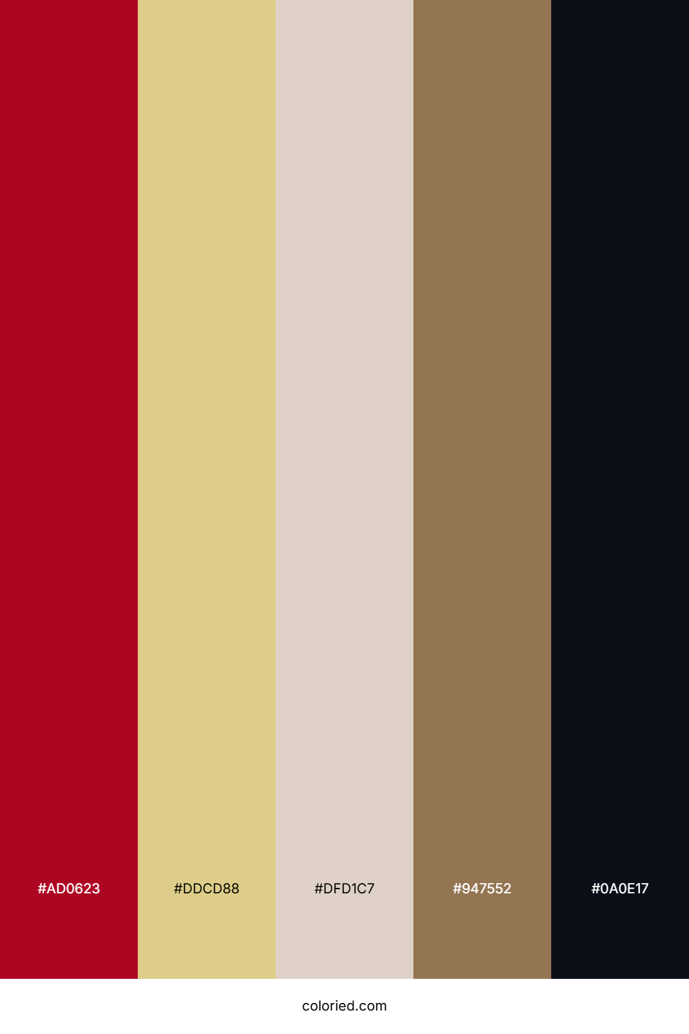 Scarlet Sandstone Dawn Color Palette