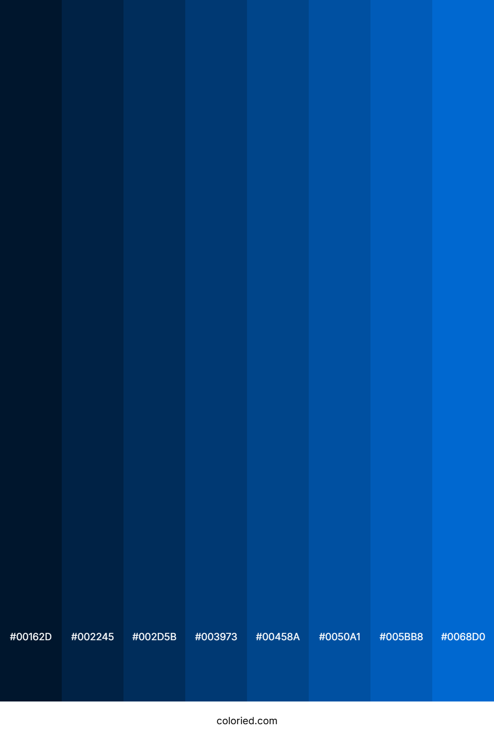 Science Blue Color Shades