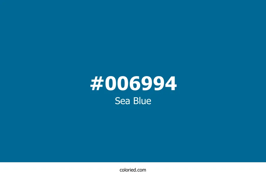 Sea Blue Color