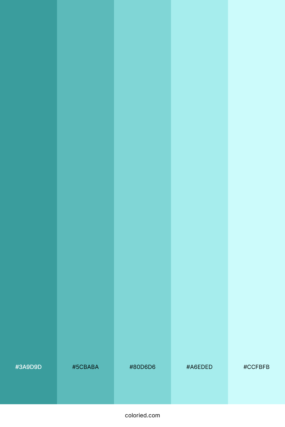 Sea Foam Blue Color Palette