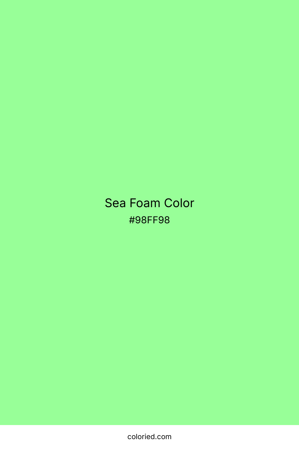Sea Foam Color