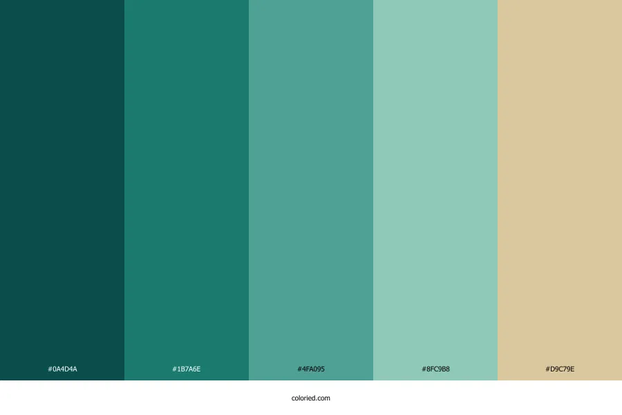 Sea Turtle Color Palette