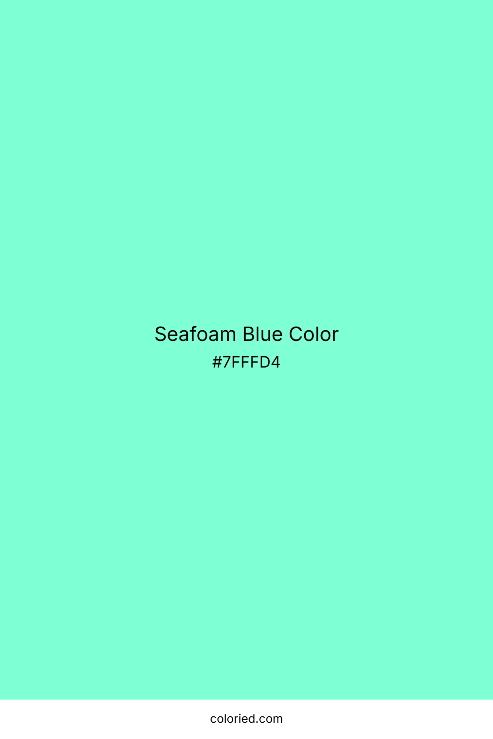 Seafoam Blue Color