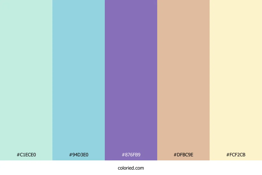 Seafoam Drift Horizon Color Palette