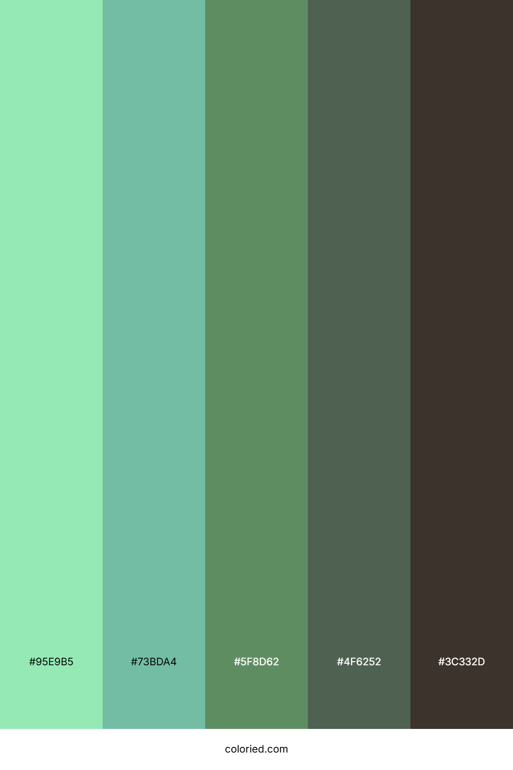 Seafoam Leaf Trail Color Palette