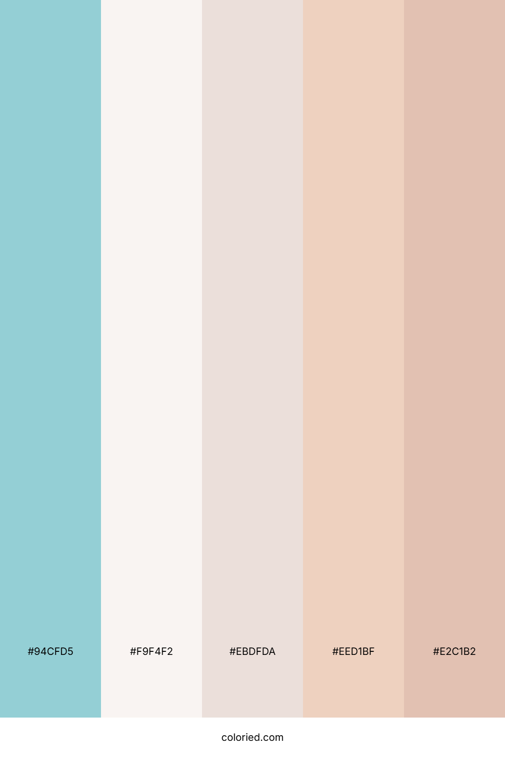 Seafoam Mist Horizon Color Palette
