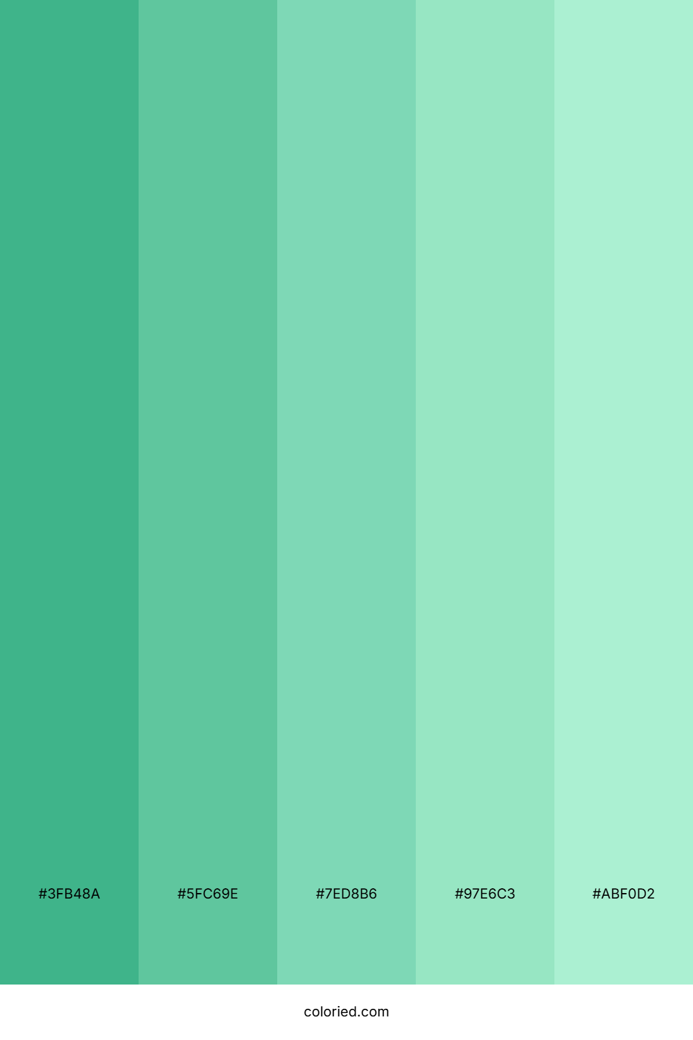 Seafoam Whisper Mint Palette