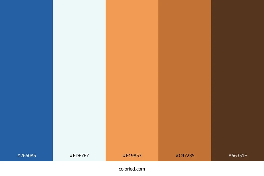 Seaside Amber Drift Color Palette