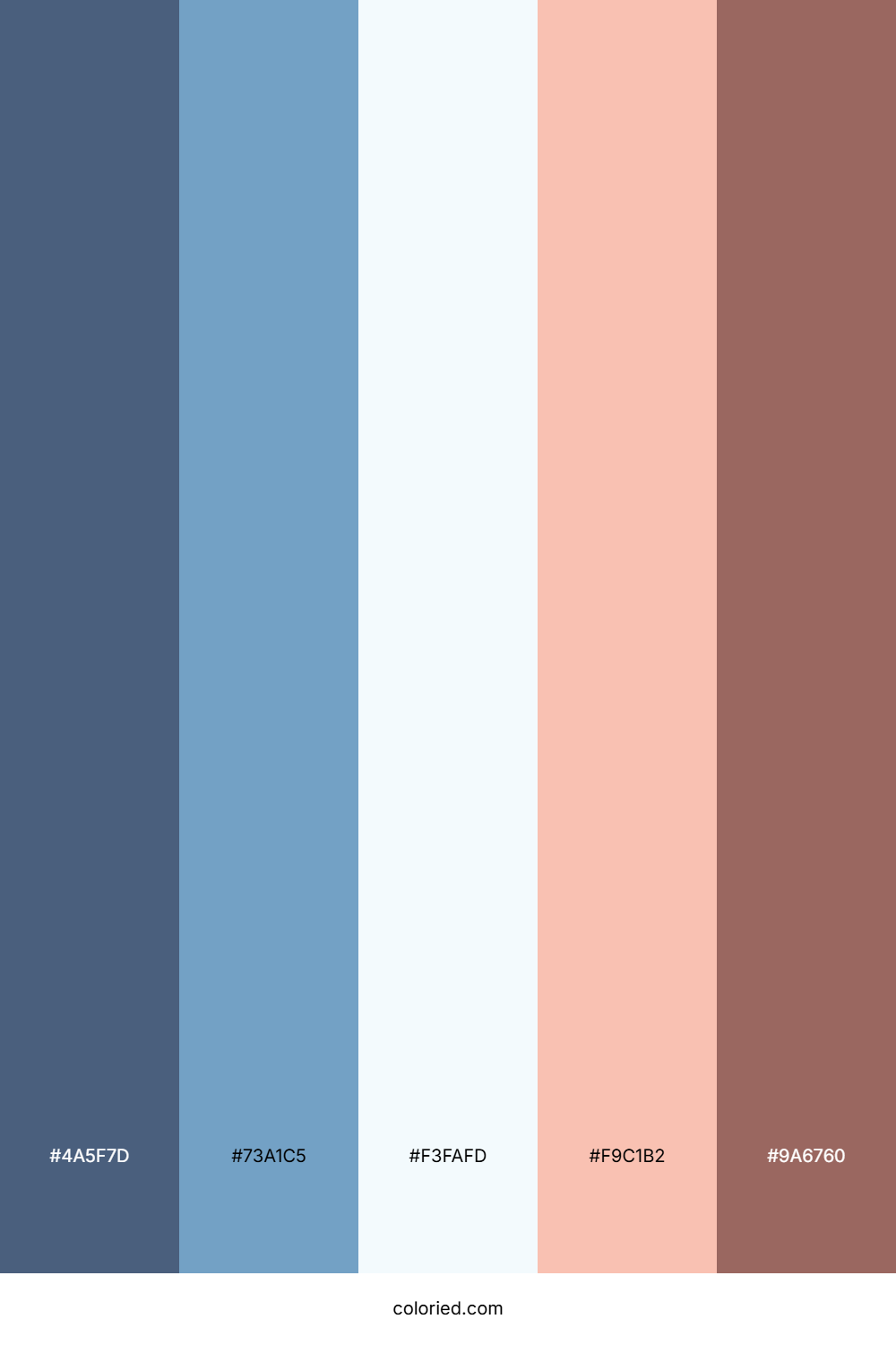 Seaside Coral Mist Color Palette