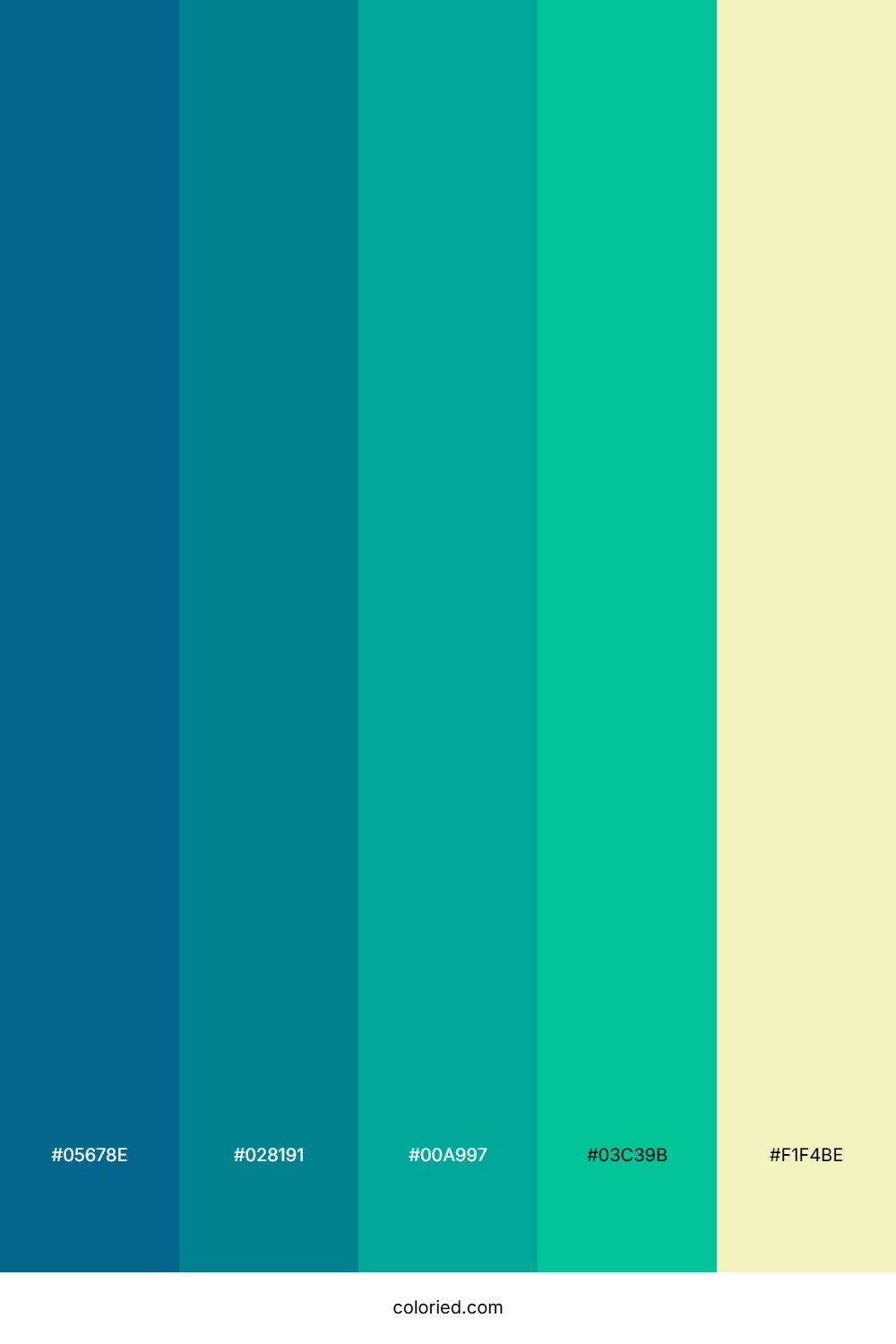 Seaside Drift Breeze Color Palette