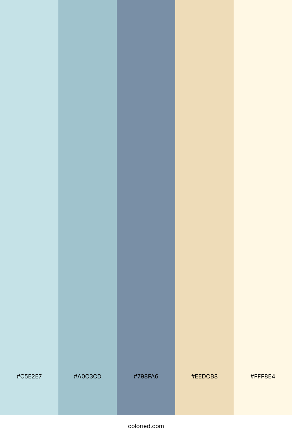 Seaside Mist Morning Palette