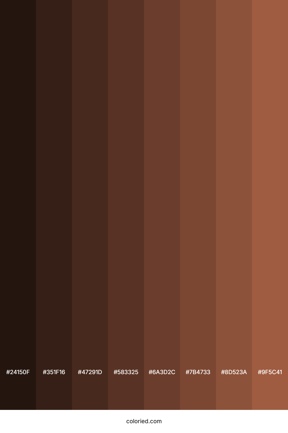Sepia Skin Color Shades