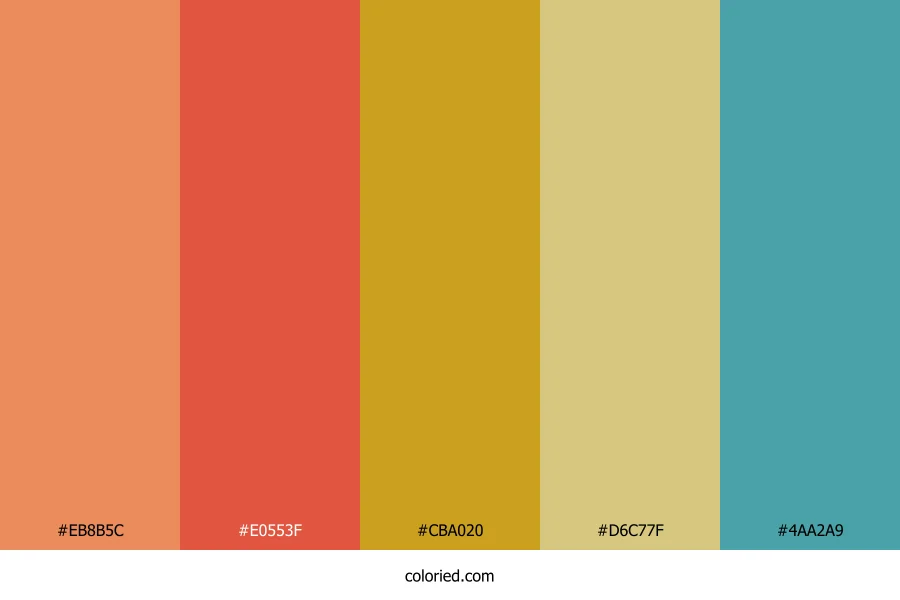 September Month Color Palette