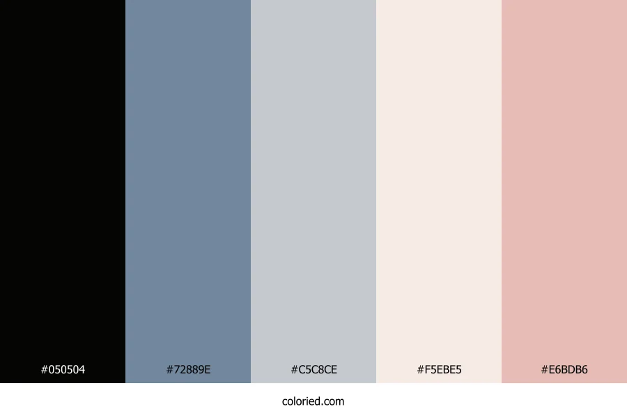 Shadow Stone Blush Color Palette