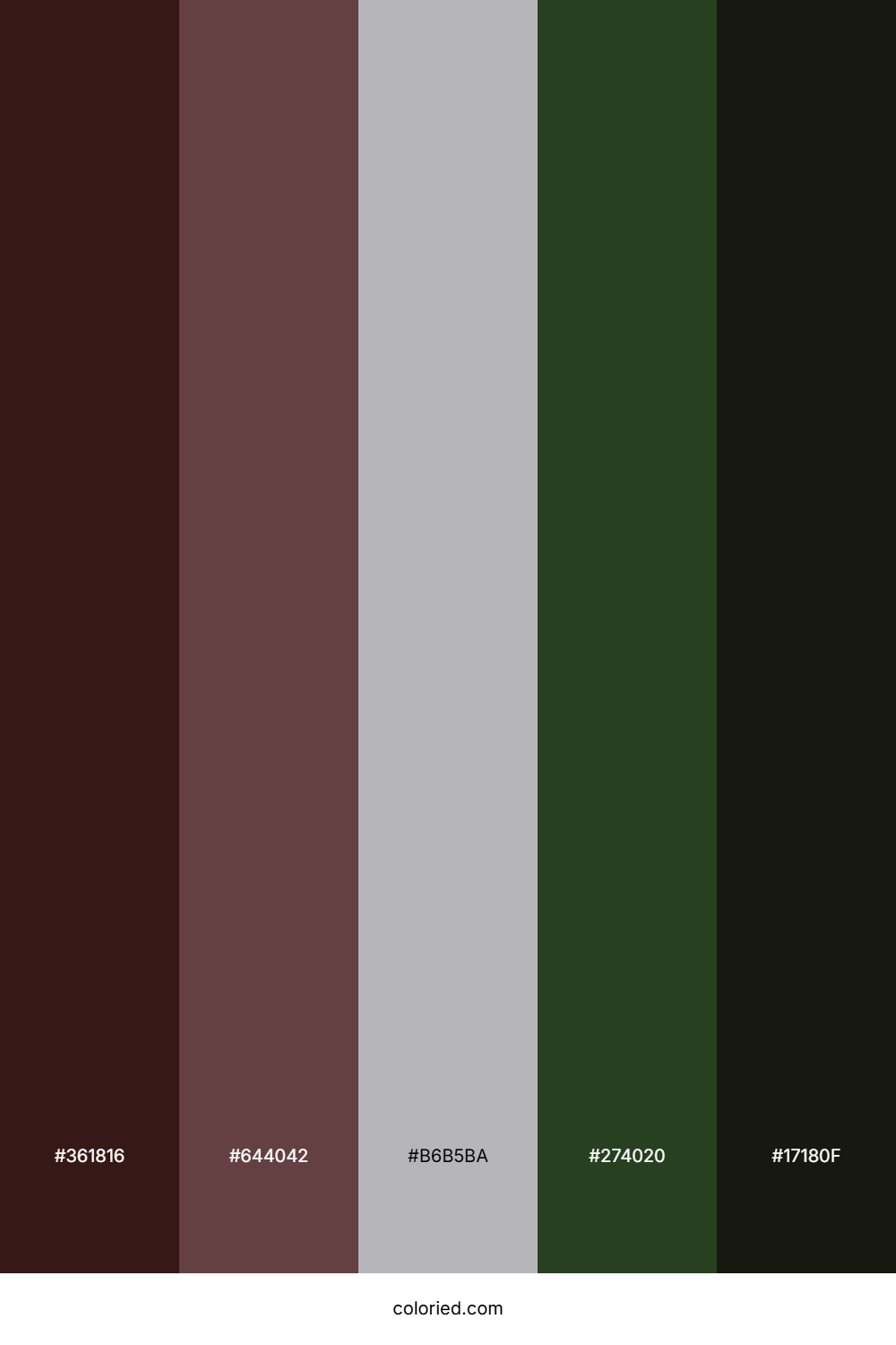 Shadowed Berry Grove Color Palette