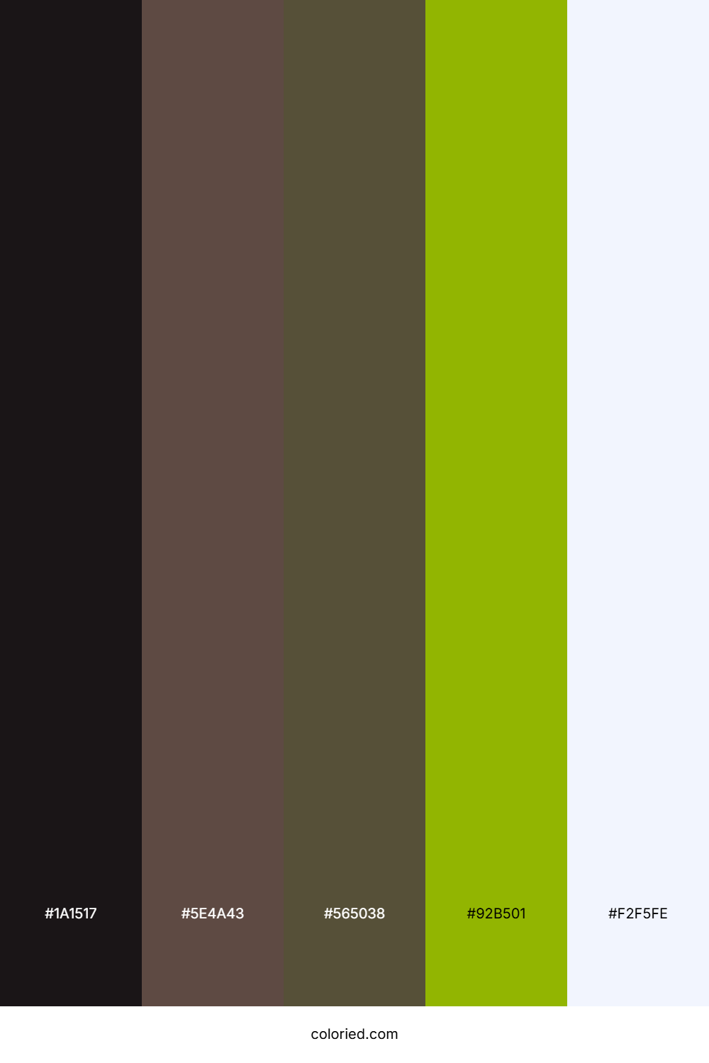 Shadowed Forest Lime Color Palette