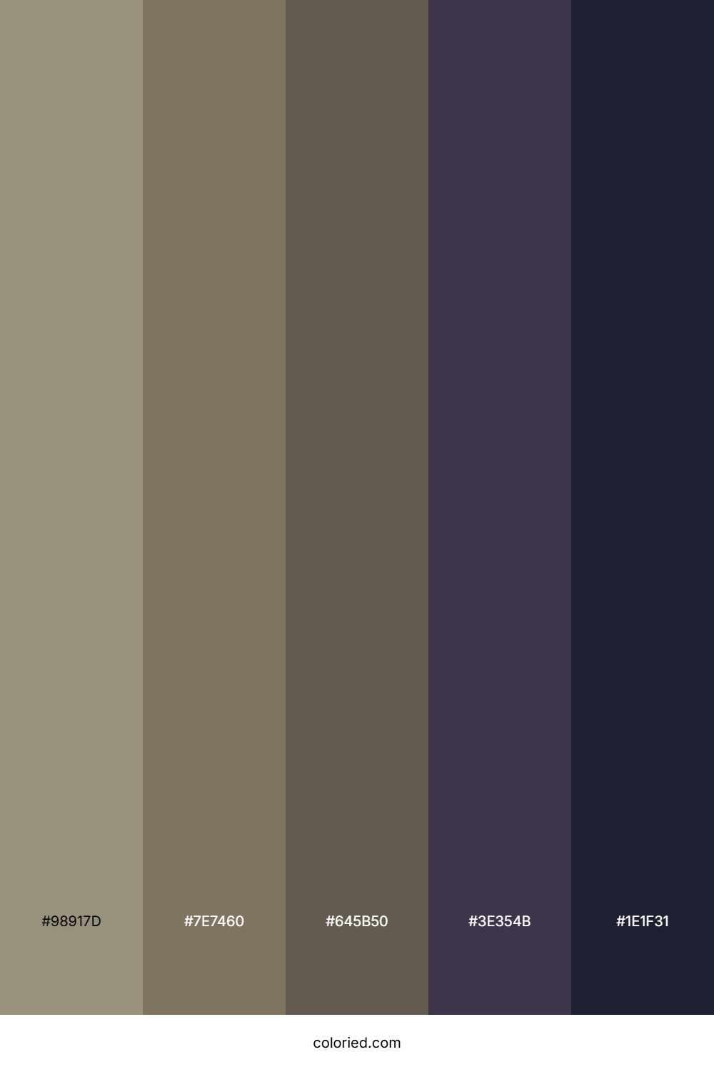 Shadowed Forest Twilight Palette