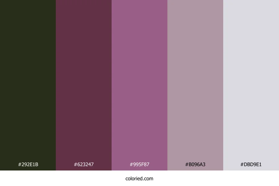 Shadowed Mulberry Grove Color Palette