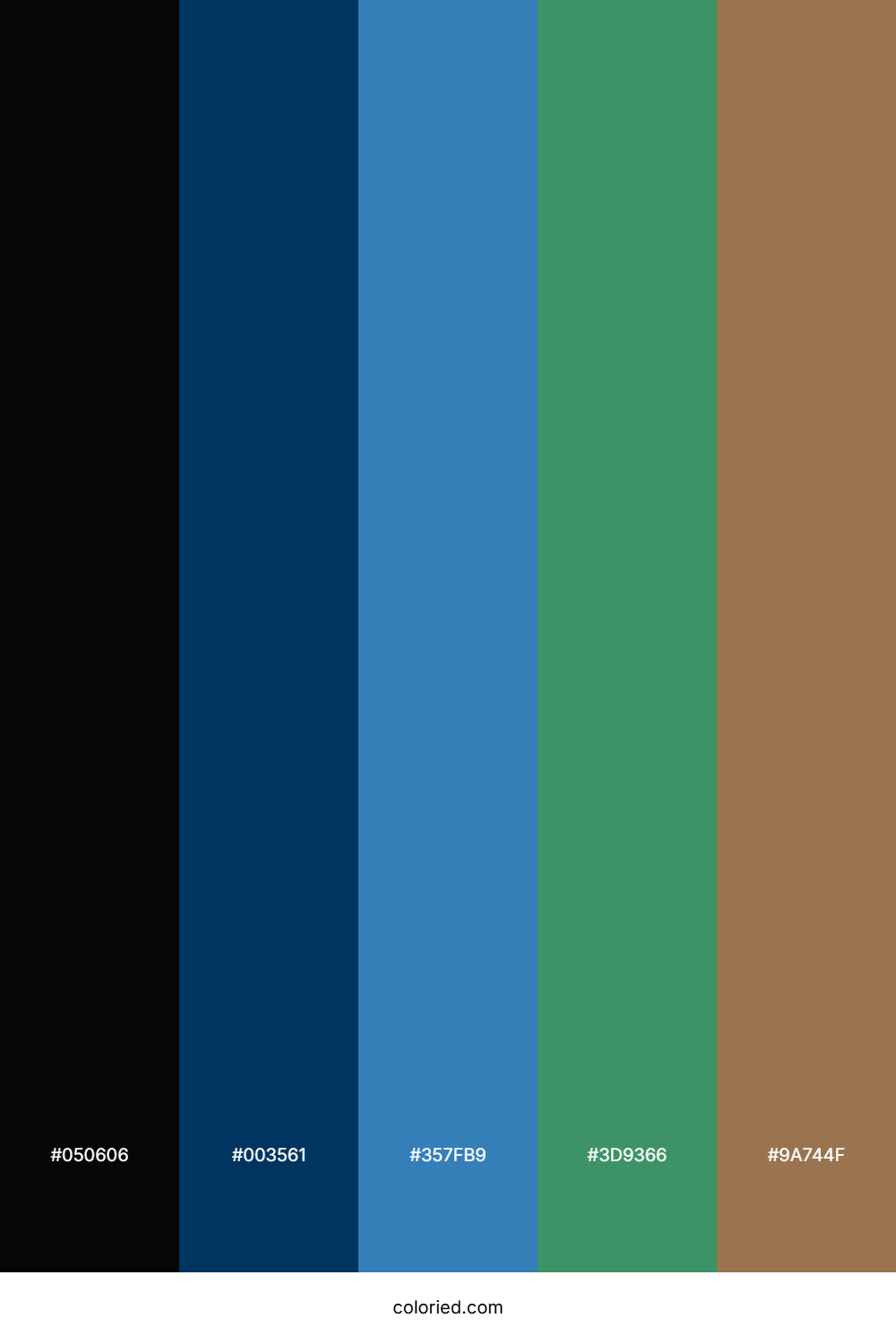 Shadowed Ocean Moss Palette