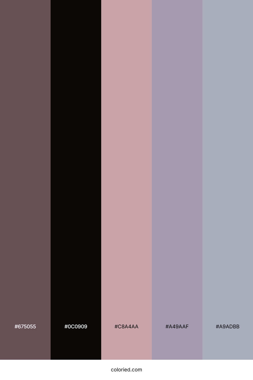 Shadowed Plum Twilight Color Palette