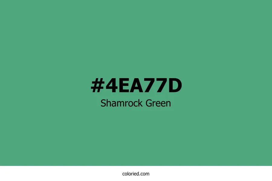 Shamrock Green Color Hex Code