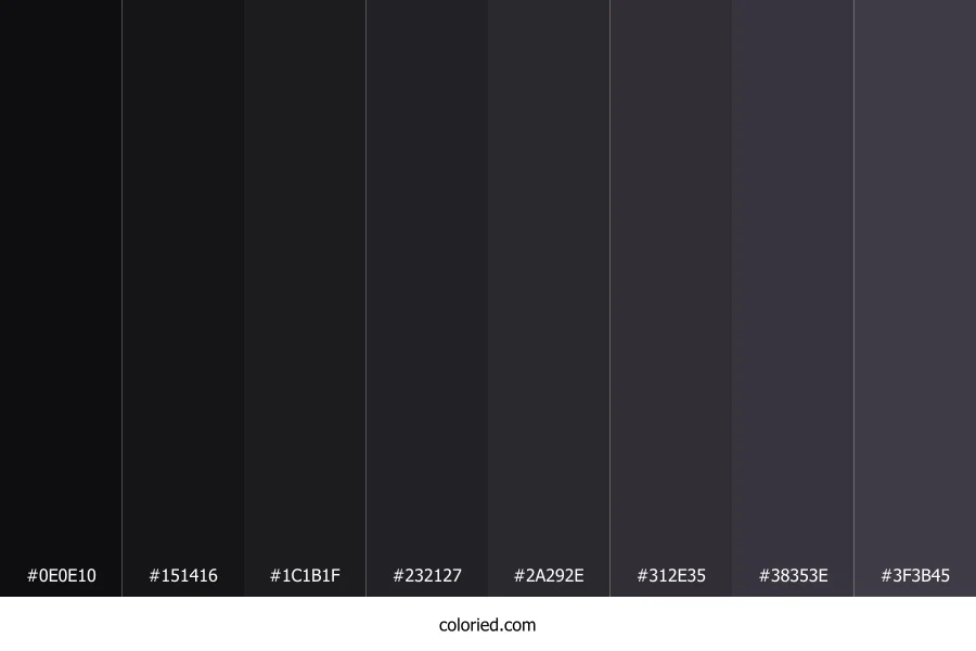 Ship Grey Color Shades