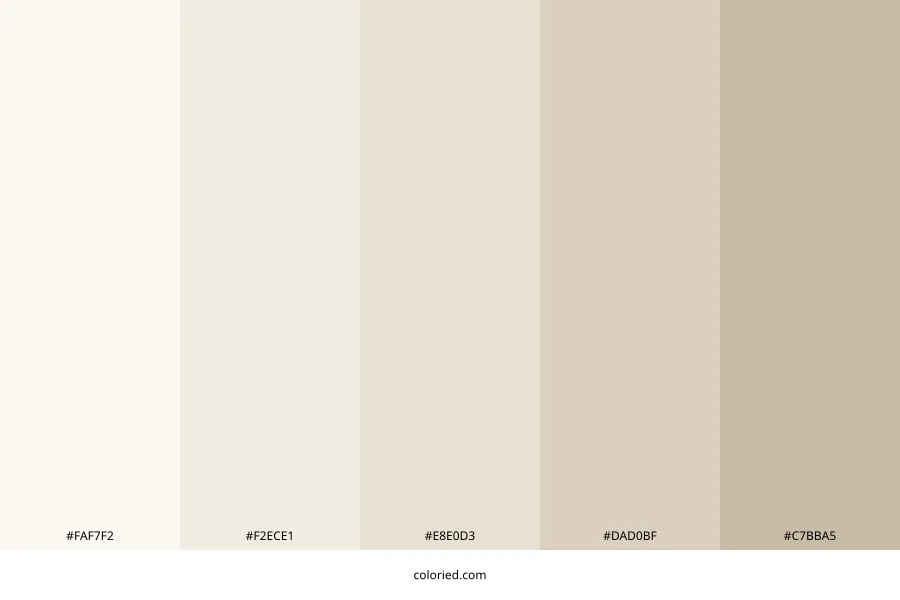 Shoji White Color Palette