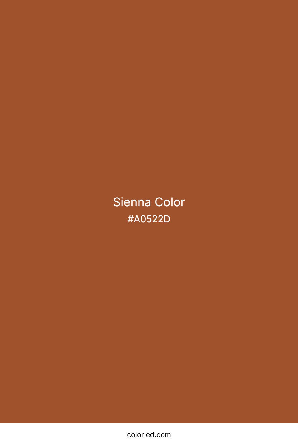 Sienna Color